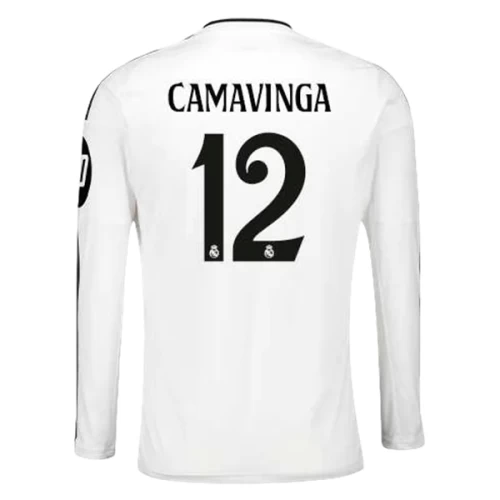 Prima Maglia Camavinga Real Madrid 2024/2025 Manica Lunga Prima Maglia Camavinga Real Madrid 2024/2025 Manica Lunga